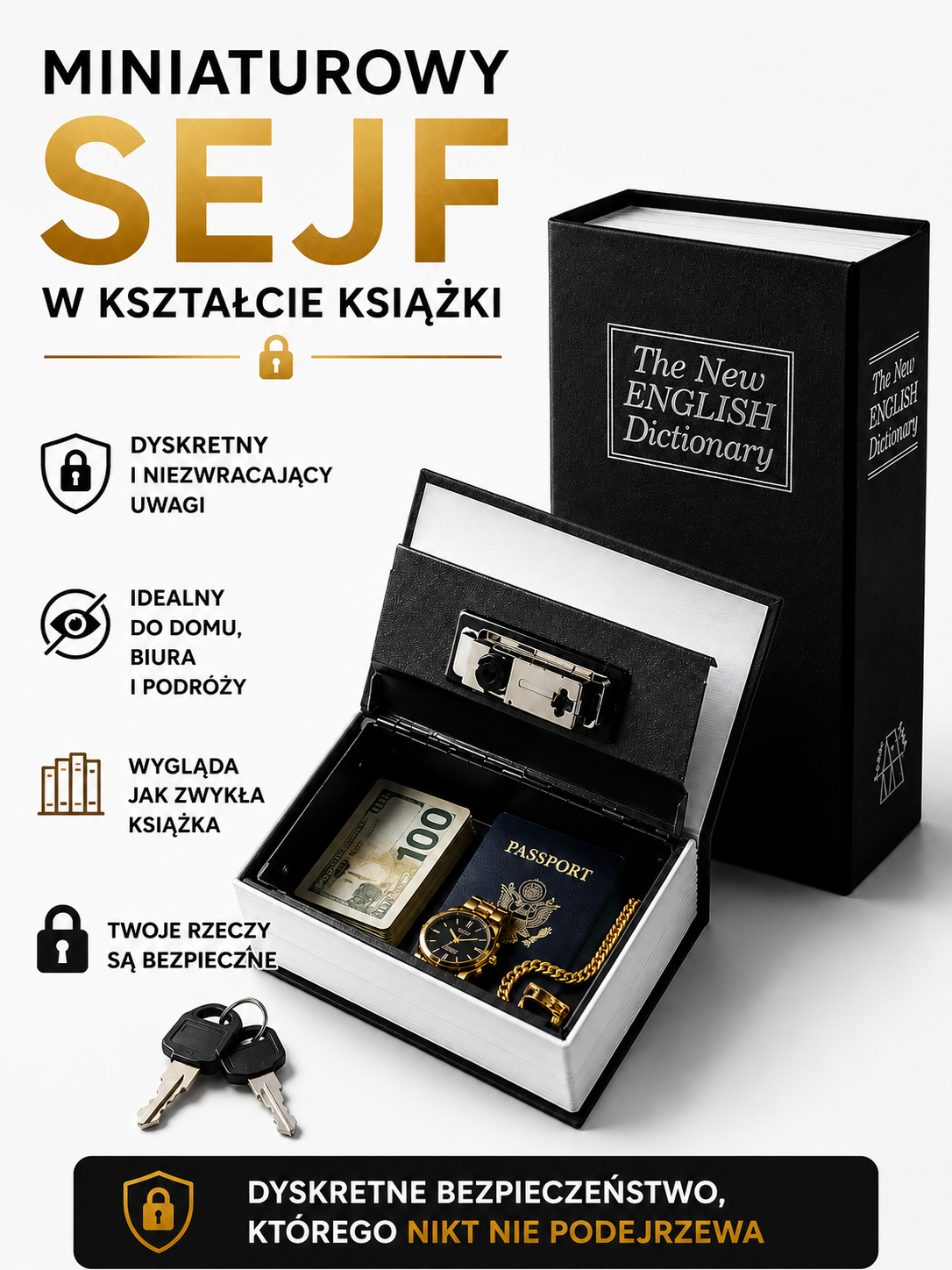 SecretBook™ - Ukryj to, czego nikt nie powinien znaleźć