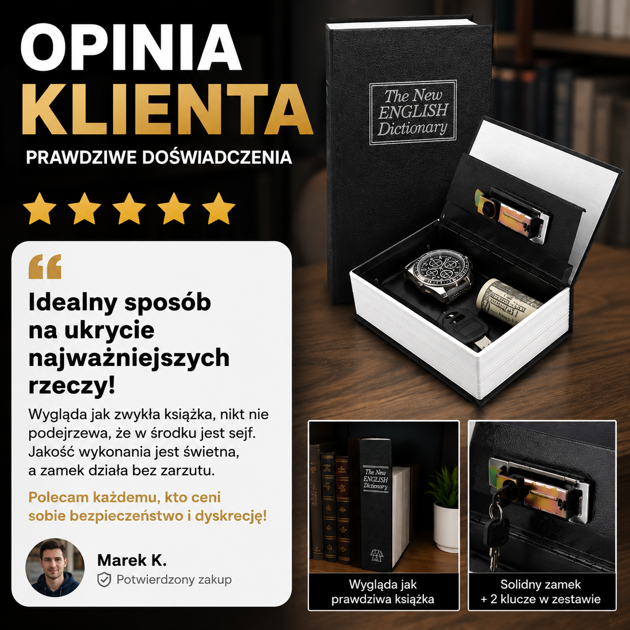 SecretBook® — Ukryj to, czego nikt nie powinien znaleźć